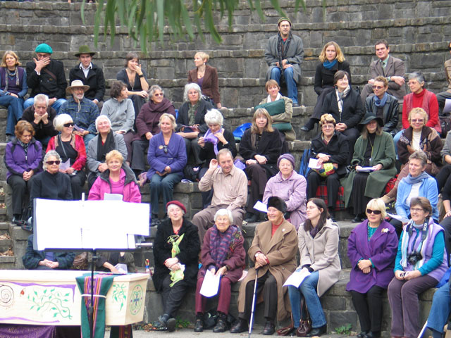 central group smiling