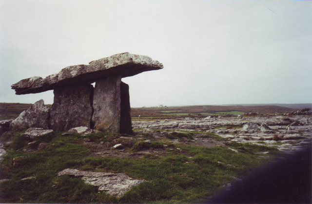 Dolmen on The Burren of Clare